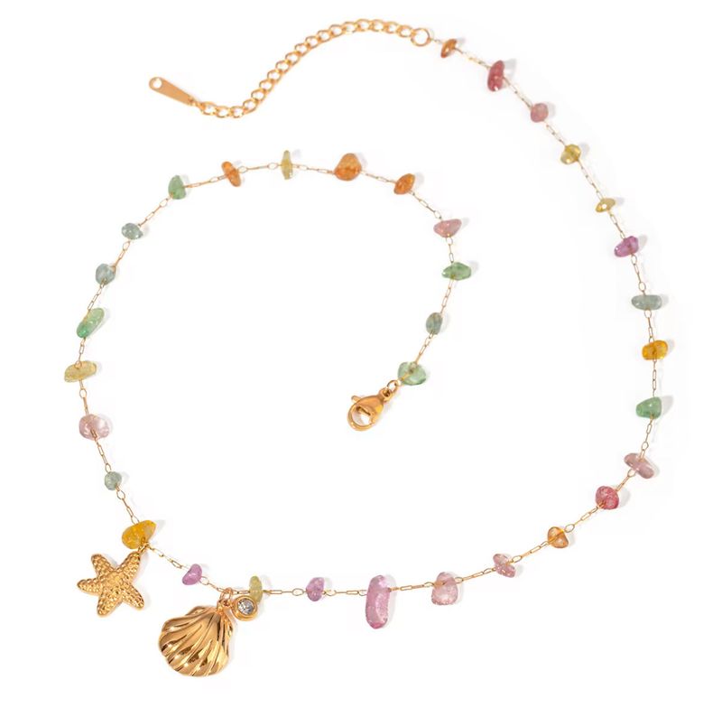 Coastal Treasure Charm Necklace