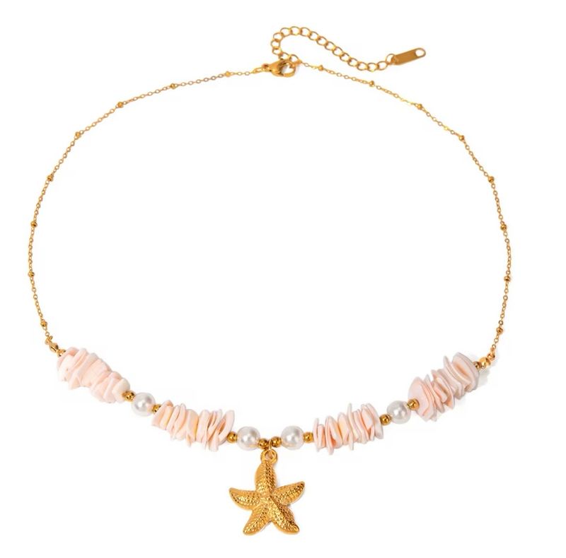 Blush Starfish Necklace