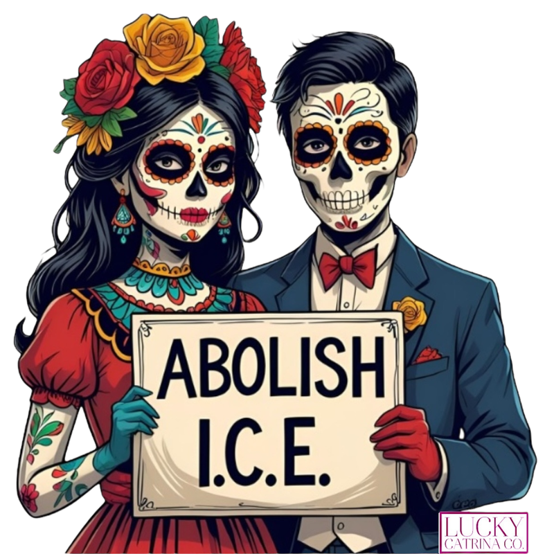 Abolish I.C.E. - Catrin & Catrina Sticker