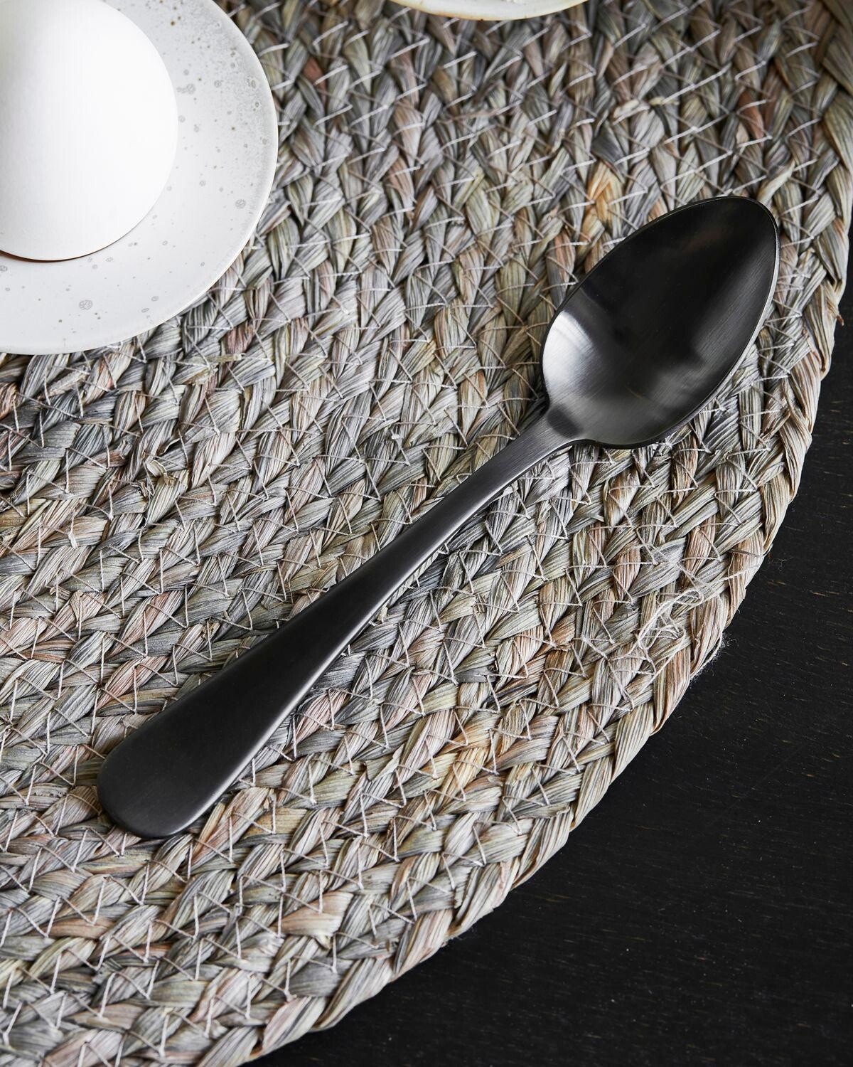 Flatware, Lery, Teaspoon, Gunmetal