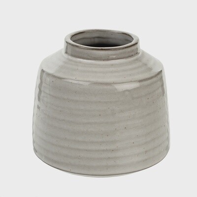Poplar Vase L, White