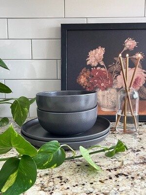 Pacifica Seed Grey Soup/cereal bowl