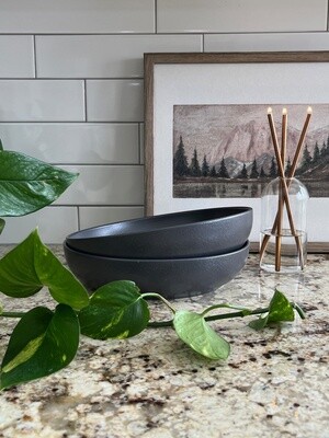 Pacifica Seed Grey Soup/pasta bowl