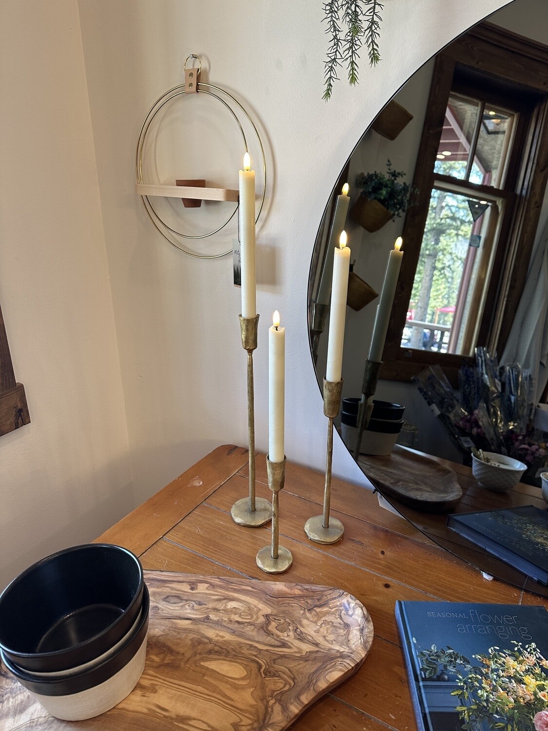 Luna | Forged Candlestick