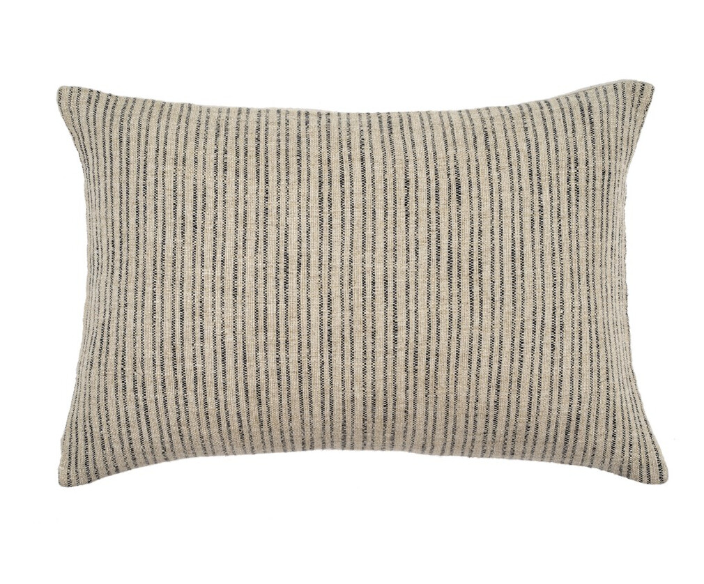 Country Stripe Linen Pillow