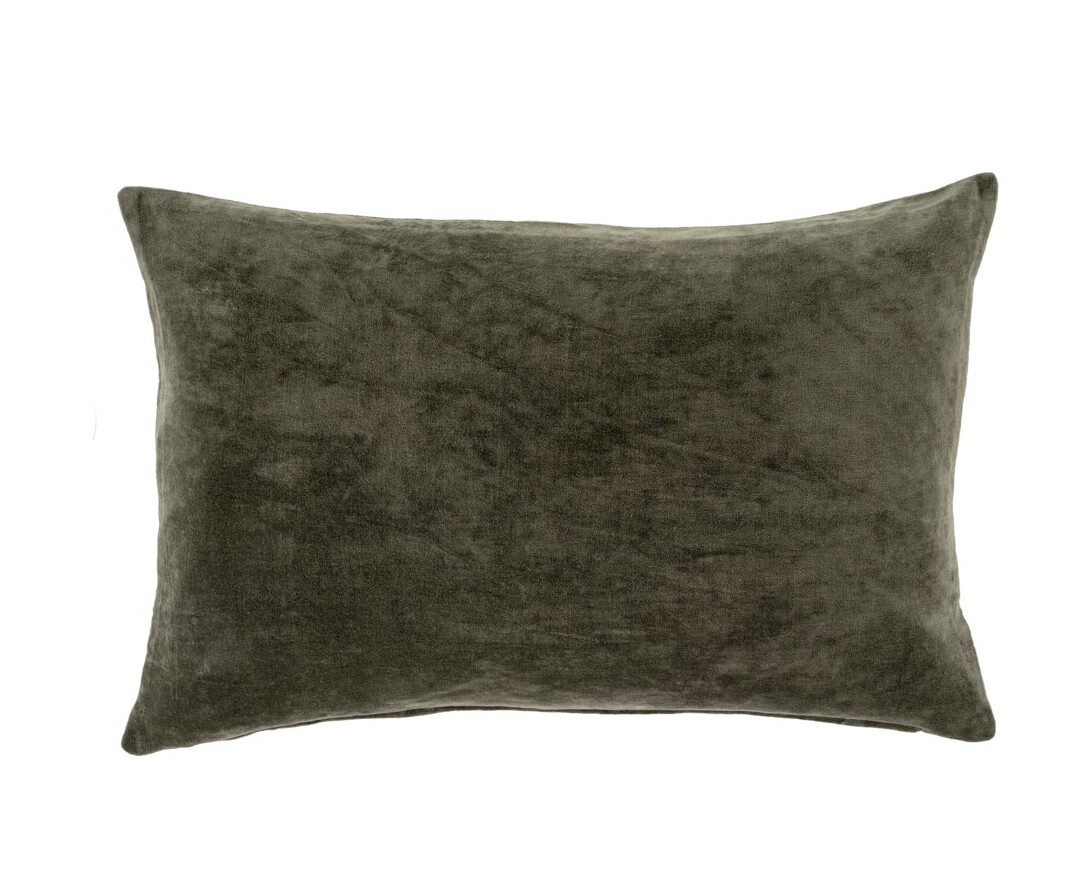 Vera Velvet Pillow - Cypress