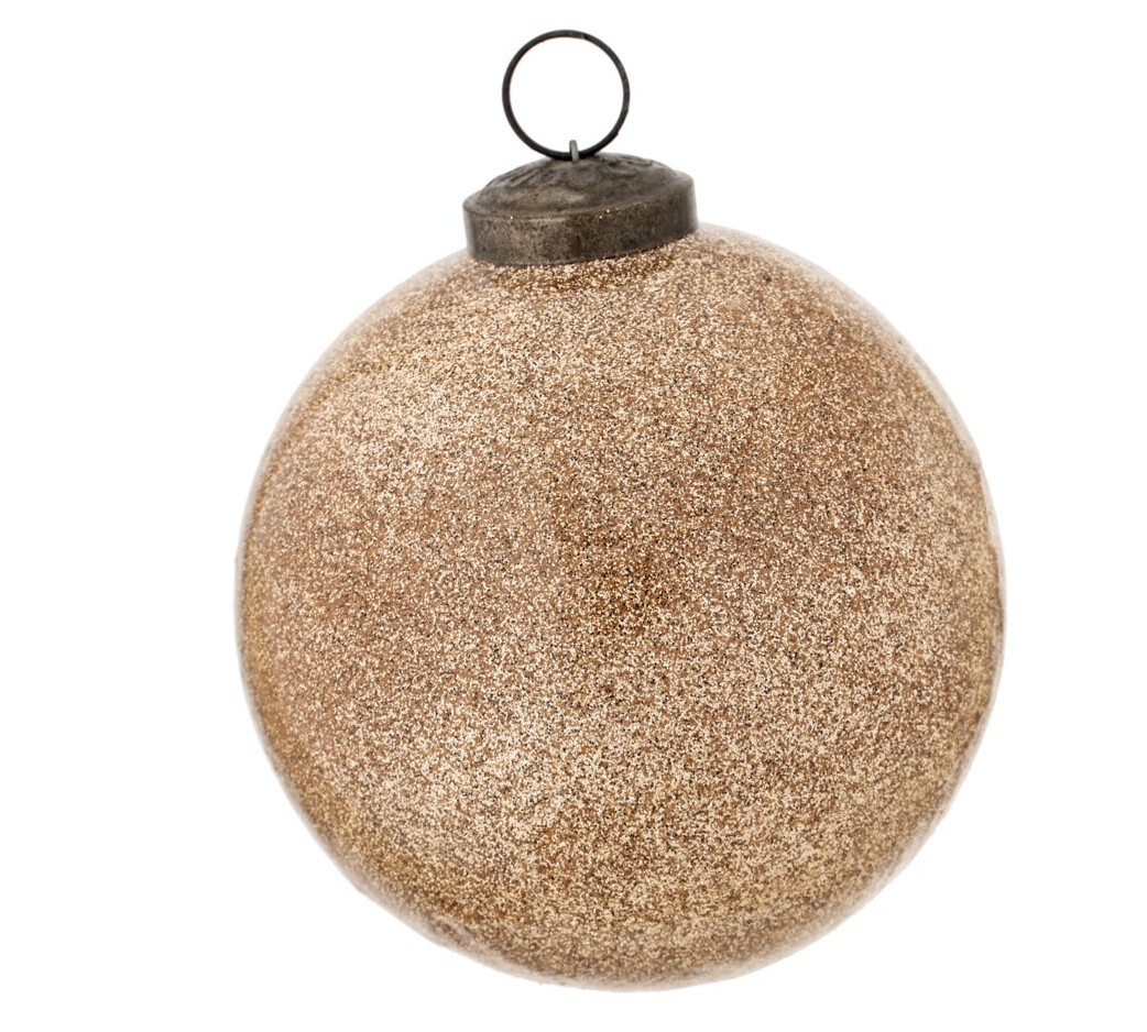 Glitter Ball Ornament, Colour: Rose Gold