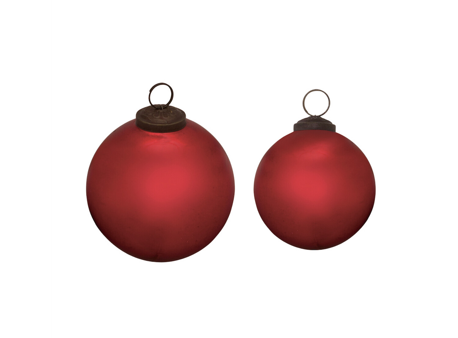 Smooth Red Glass Ornament