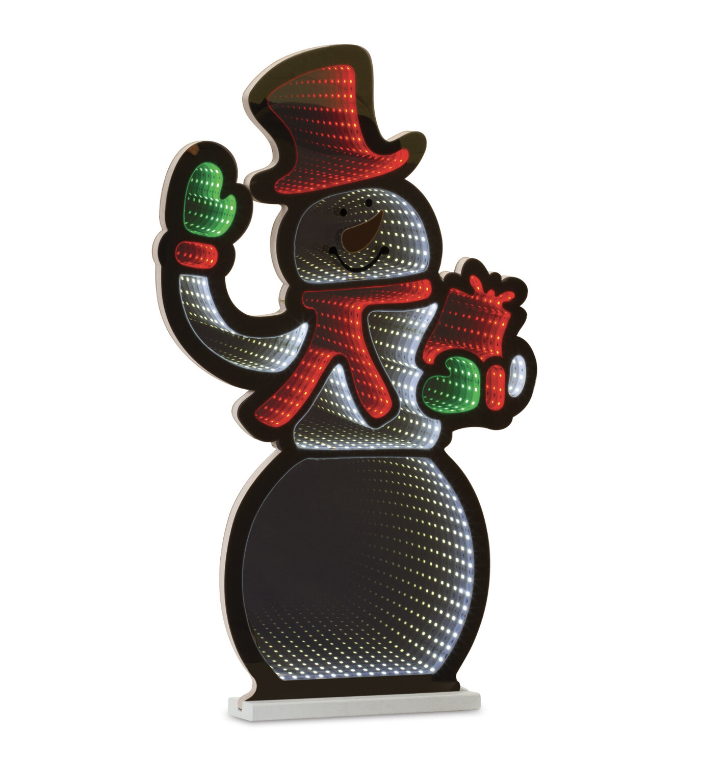 Infinity Snowman with Present 20x29.5
