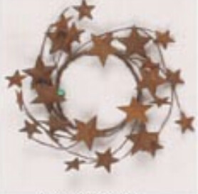 Metal Star Candle Ring