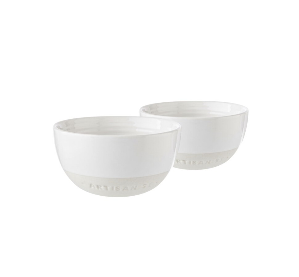 White Dip Bowls - Set of 2