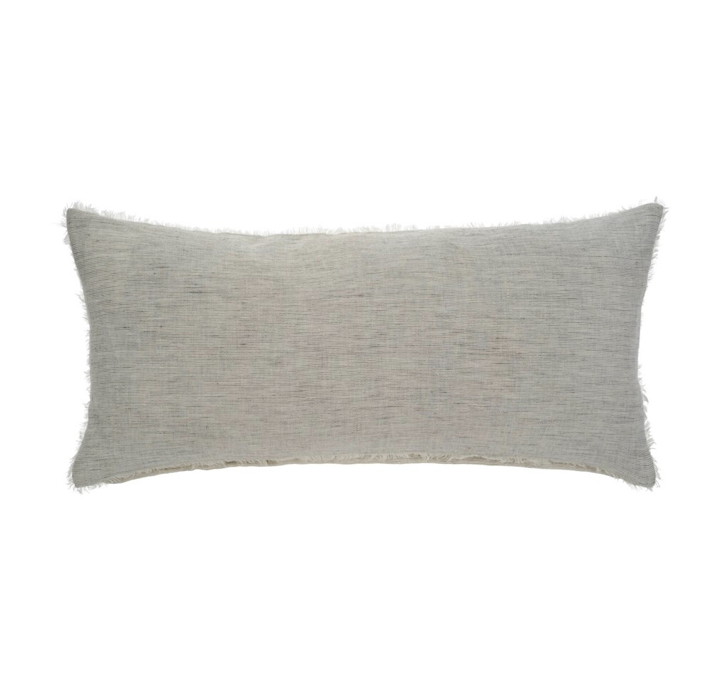 Lina Grey Stripe Pillow