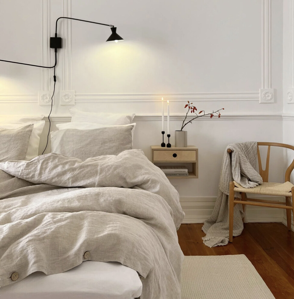 European Linen King Bed Set