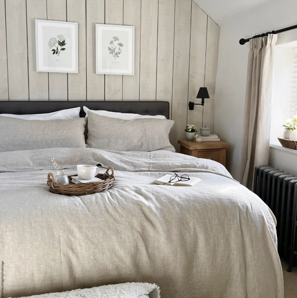 European Linen King Bed Set
