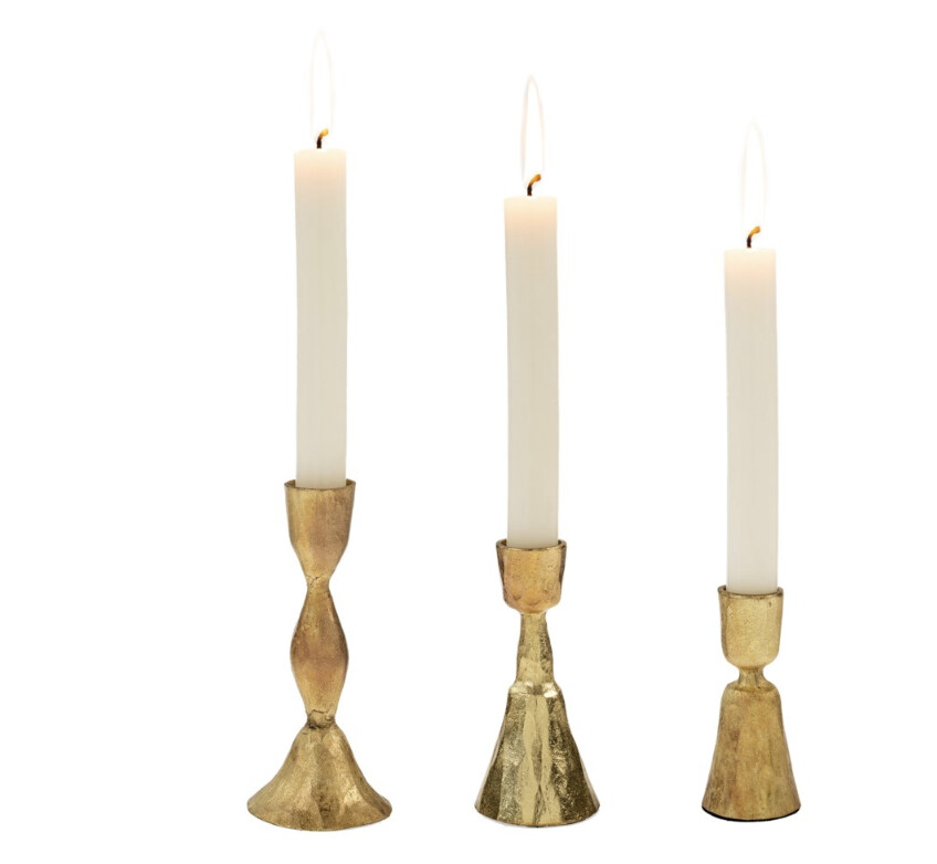Zora Candle Holders | Gunmetal