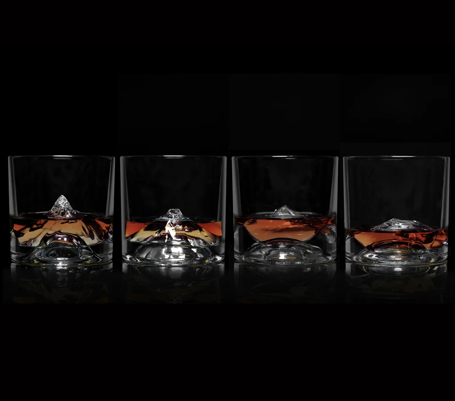 The Peaks Glassware | Set of 4