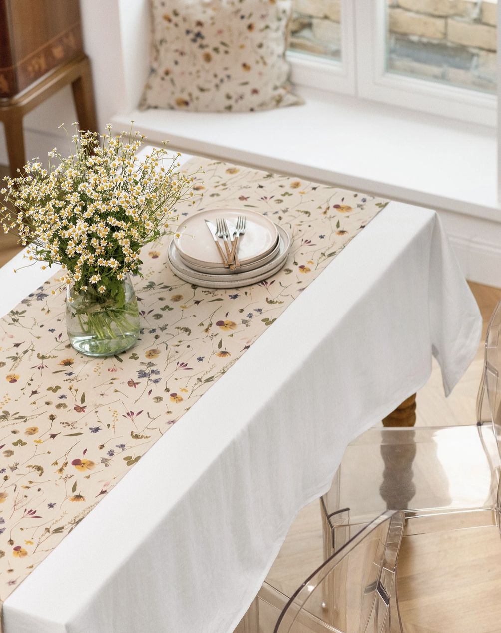 Table Runner | Botanical Print