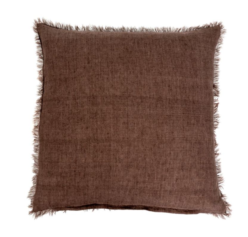 Lina Linen Pillow | Mocha