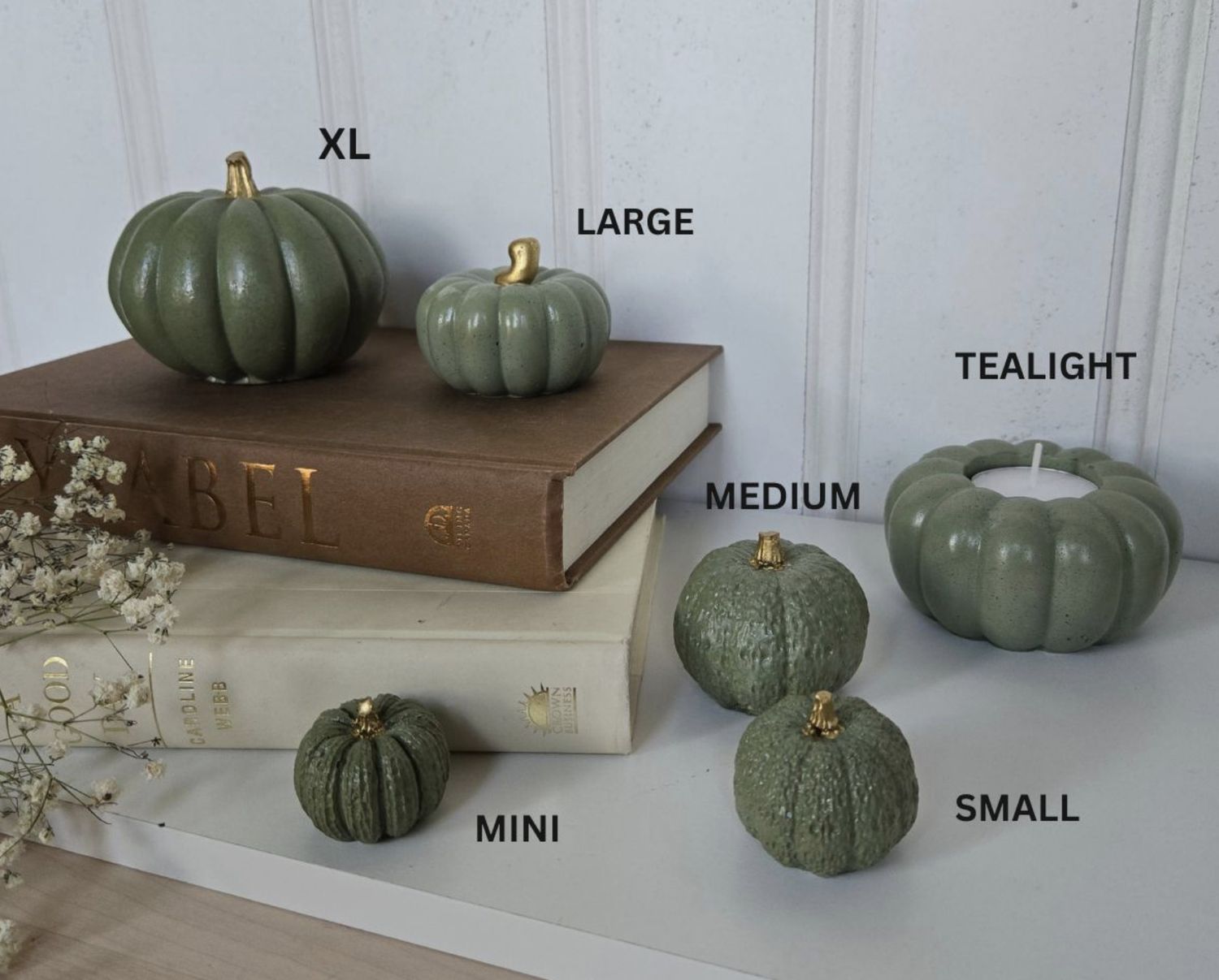 Fall Pumpkin | Green, Size: Mini