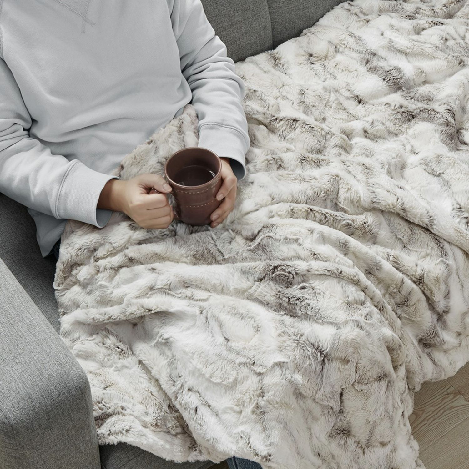 Faux Fur Oversized Throw