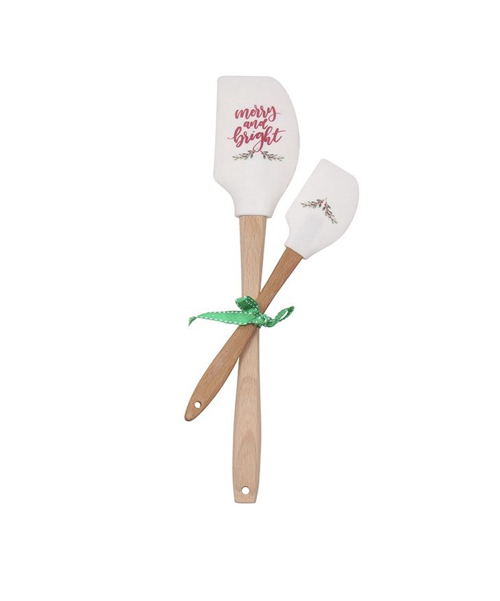 Merry &amp; Bright Spatula | Set of 2