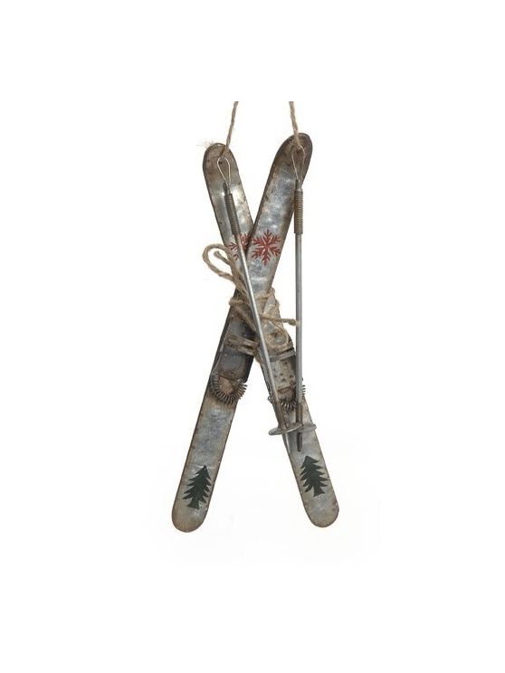 Ski Ornament