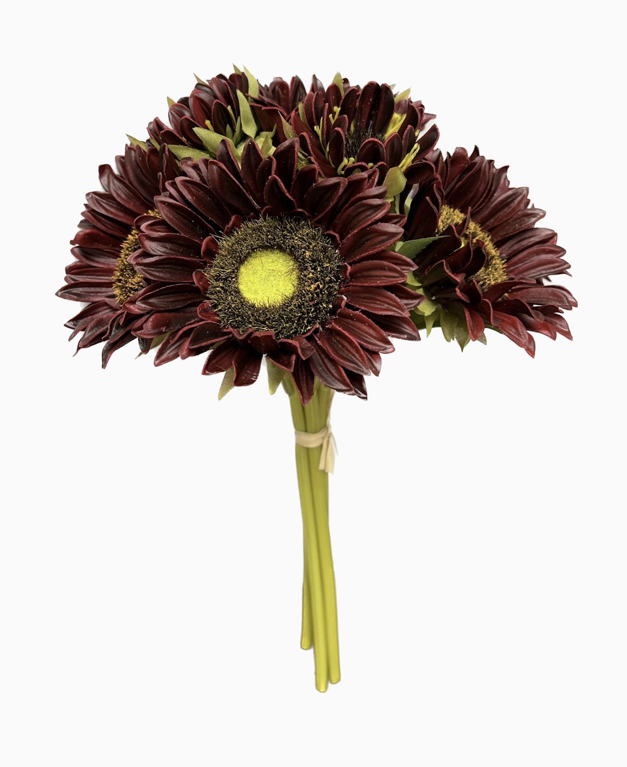 Real Touch Sunflower | Burgundy