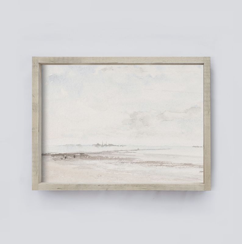 Vintage Art Print | Coastal Wall Art Seascape