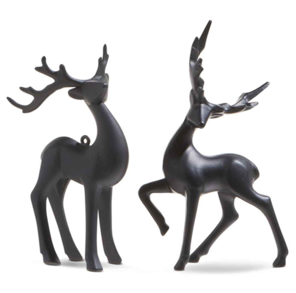 Black Deer Ornament