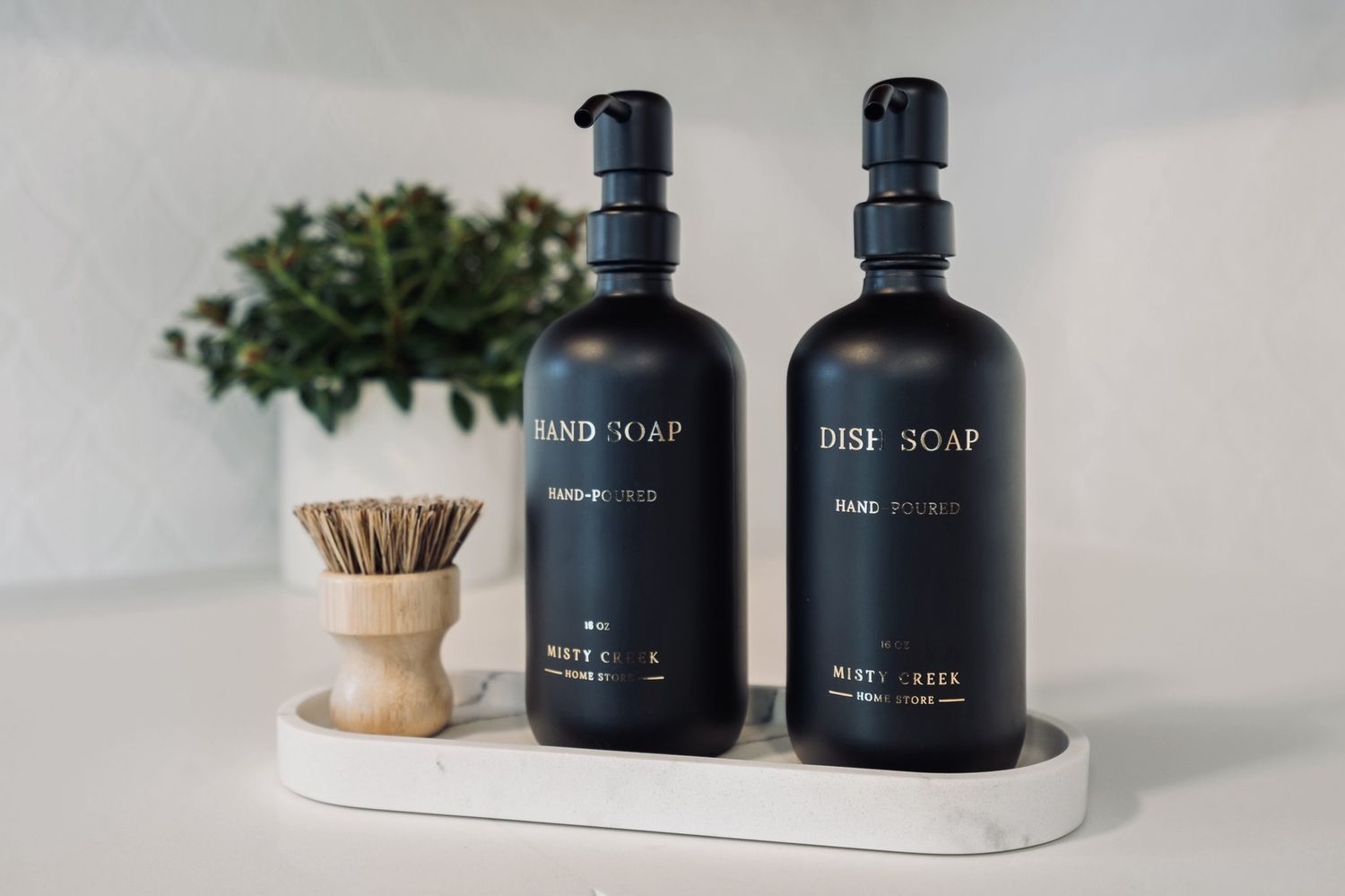 Luxury Black Soap Dispenser | Dish Soap