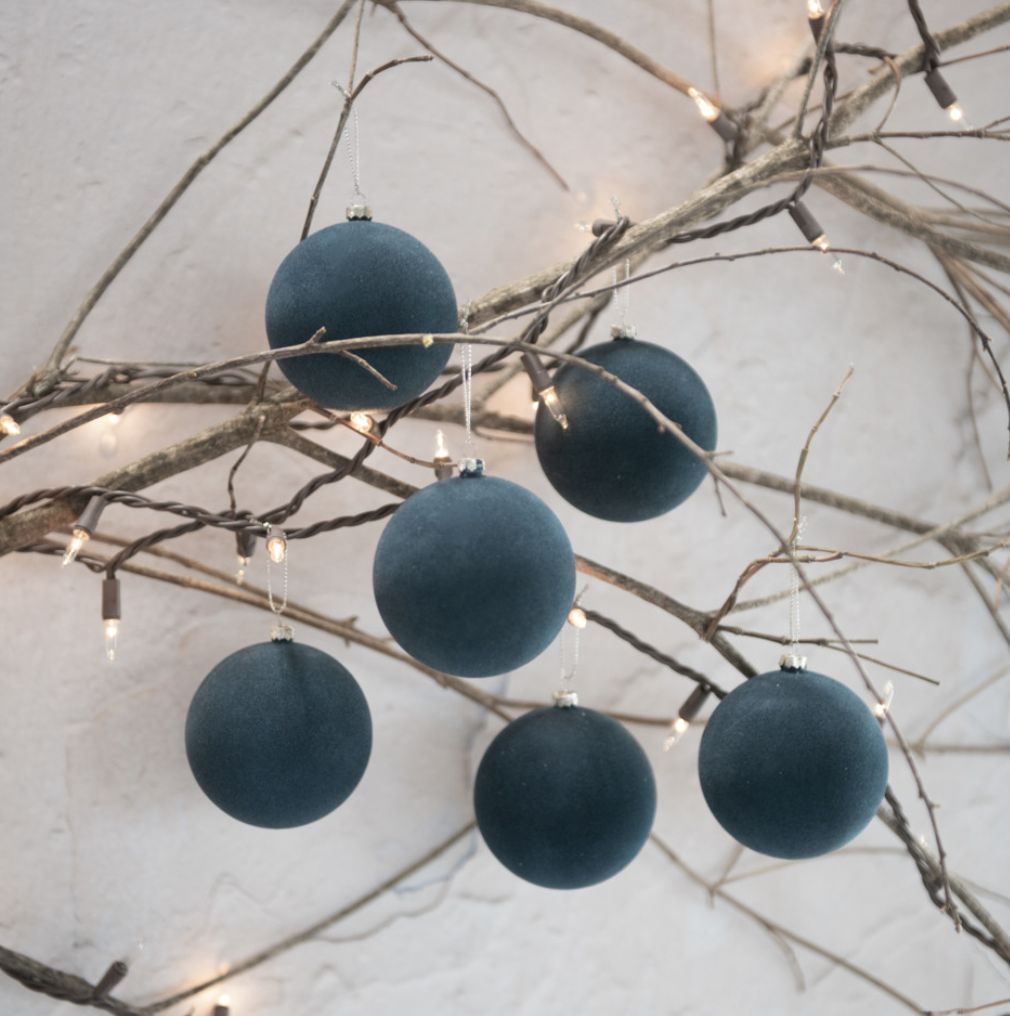 Flocked Ornament | Ocean