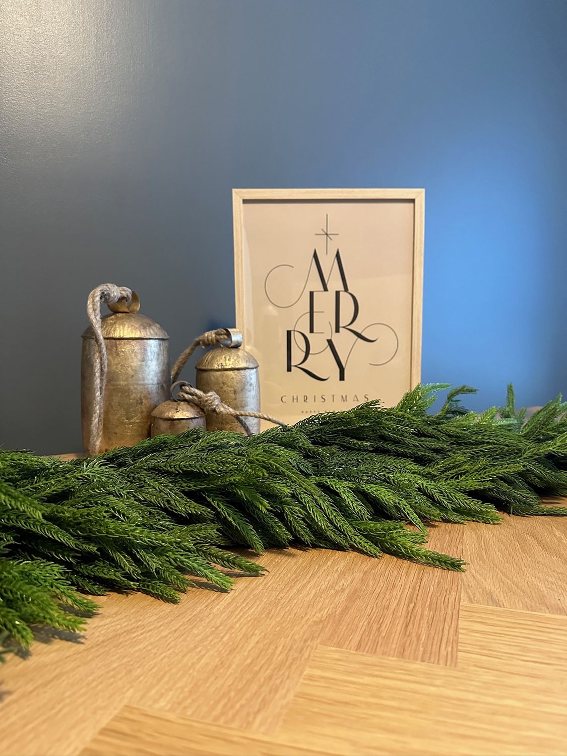 Fresh Touch Thick Norfolk Pine Garland | 77&quot;