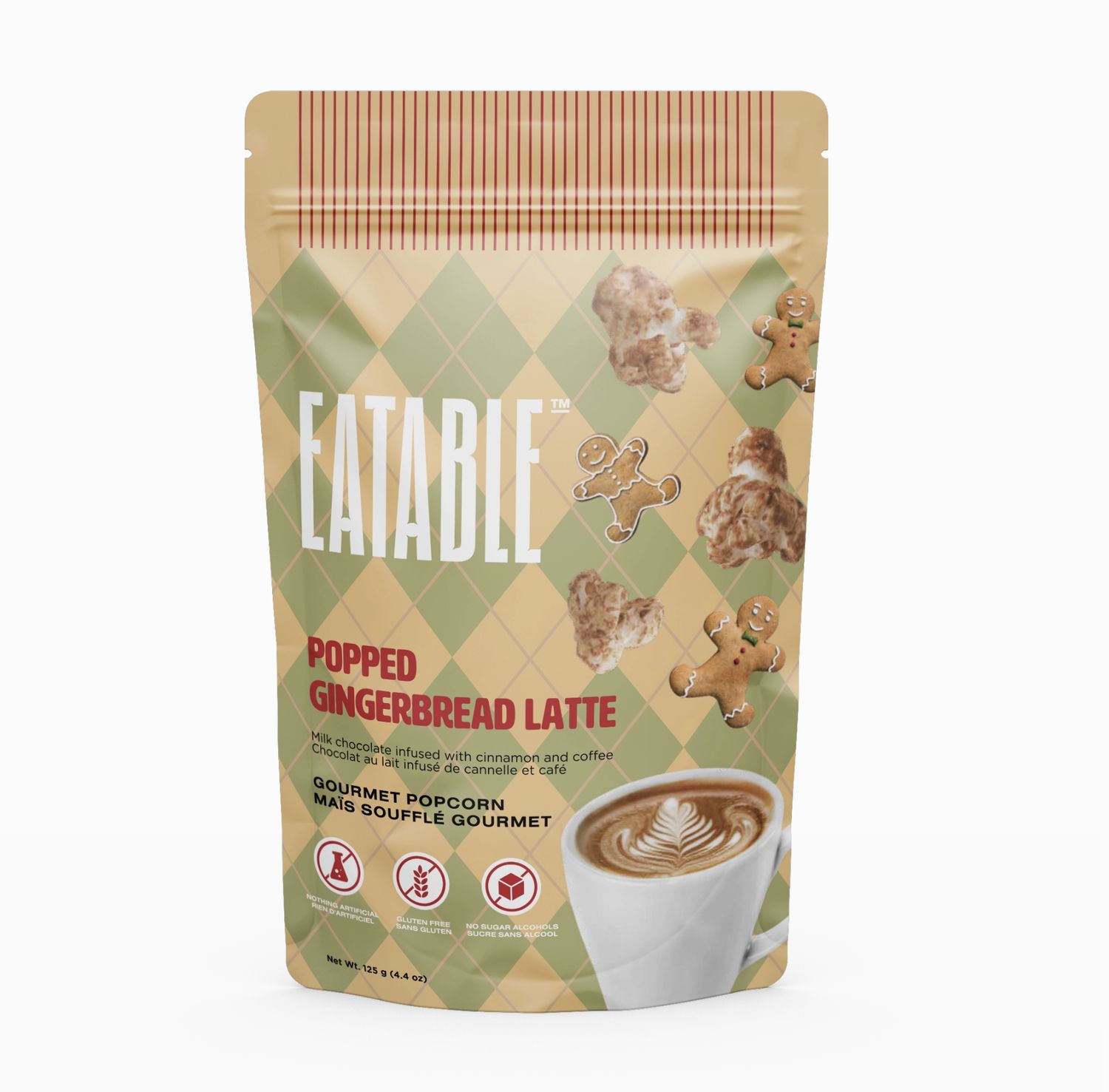 Popped Gingerbread Latte | Gourmet Popcorn