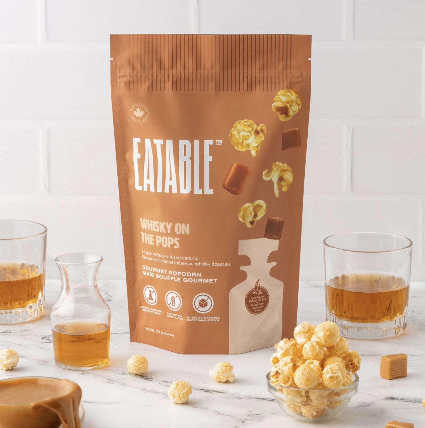 Whiskey on the Pops | Gourmet Popcorn
