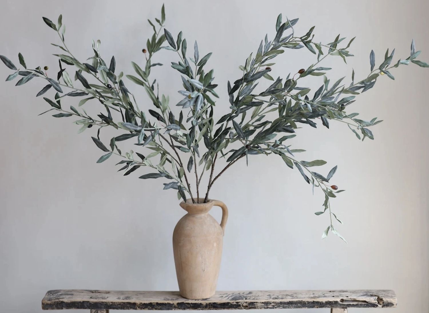 Real Touch Olive Branch Stem | 34&quot;