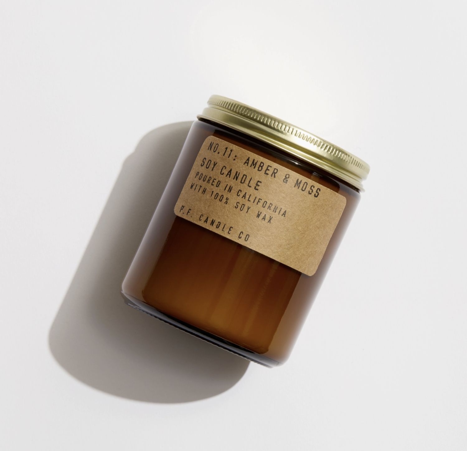 Amber &amp; Moss Candle | Standard
