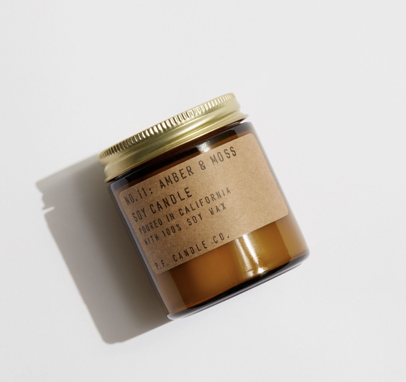 Amber &amp; Moss Candle | Mini