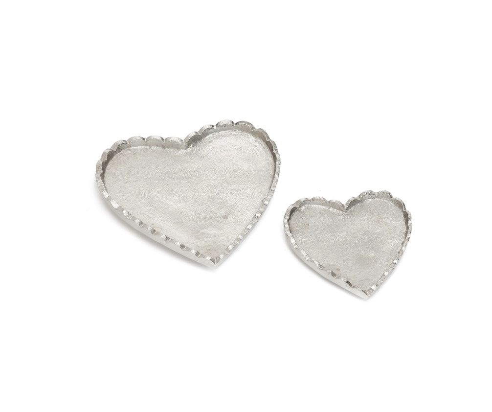 Silver Heart Trinket Tray