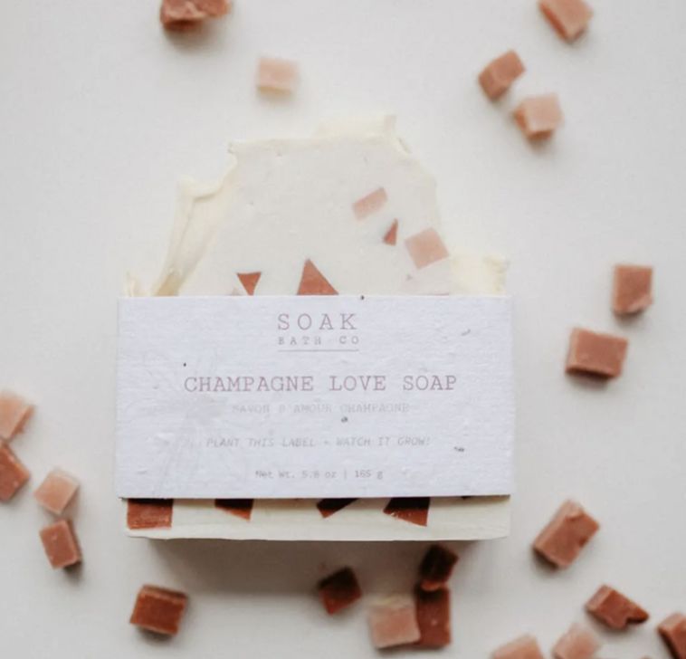 Champagne Love Soap Bar