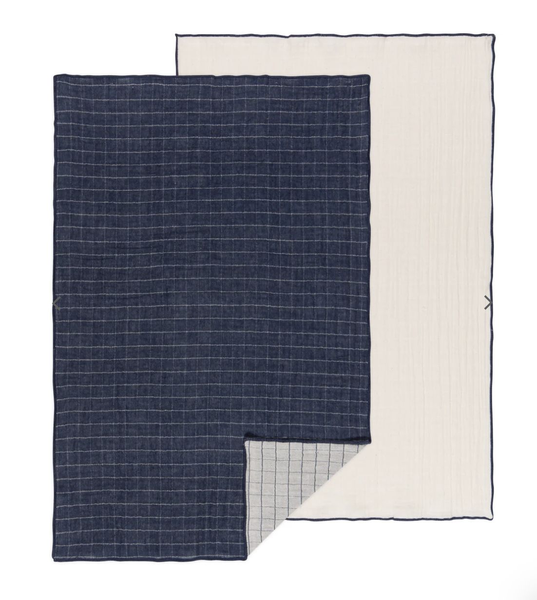 Midnight Double Weave Dishtowel | Set of 2