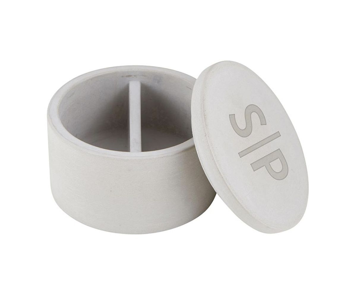 Cement Salt &amp; Pepper Jar