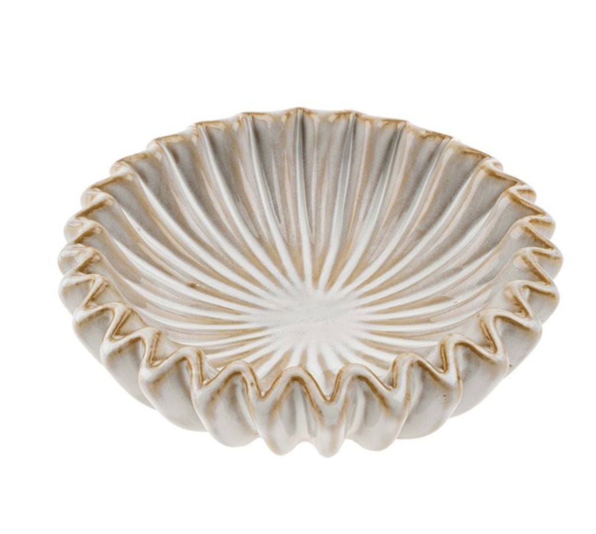Fluted Ceramic Catchall