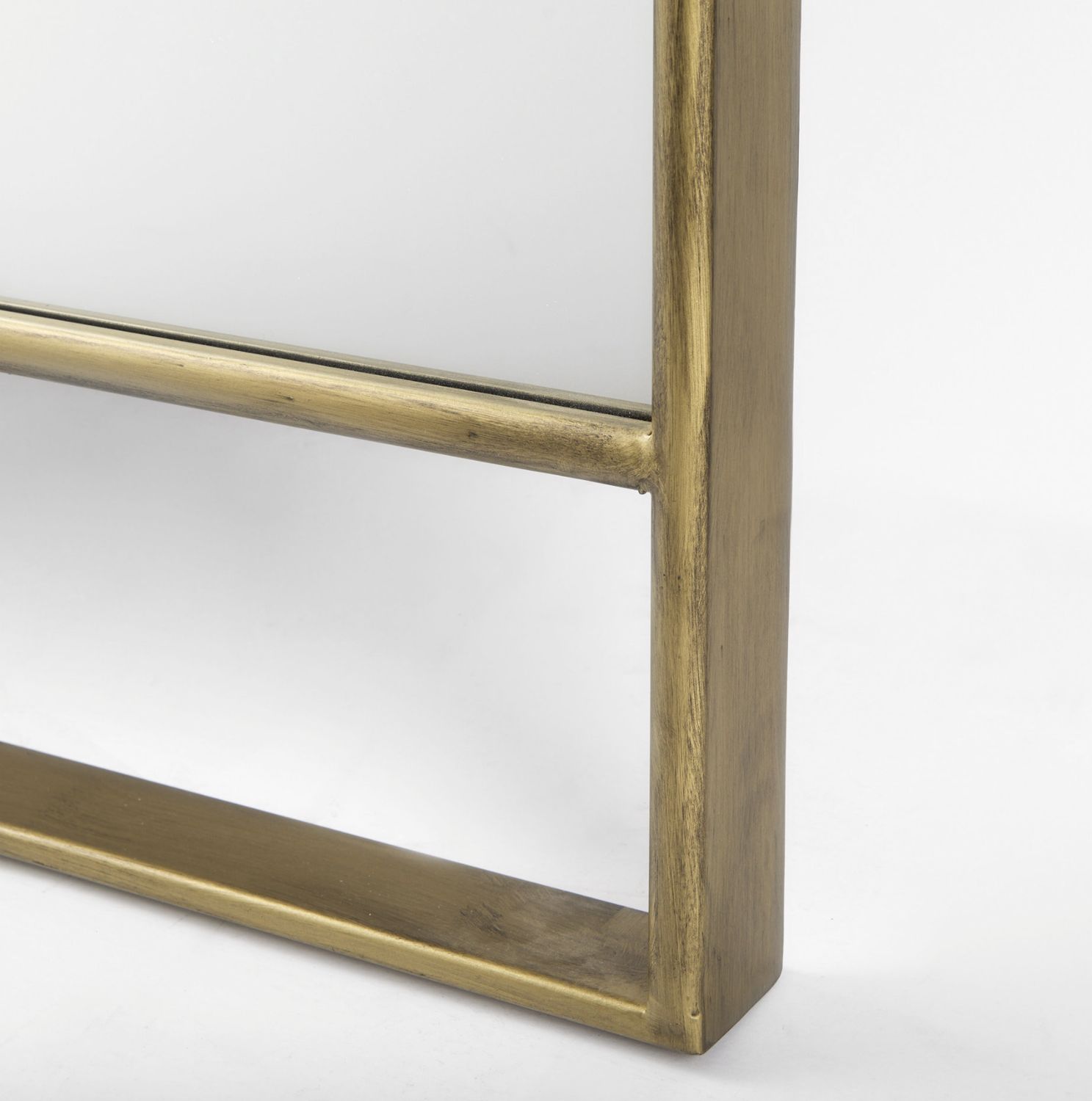 Sadie Rounded Mirror | Brass