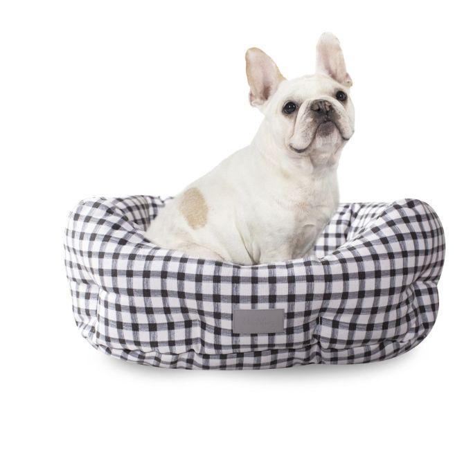 Dog Bed | Gingham Cuddler