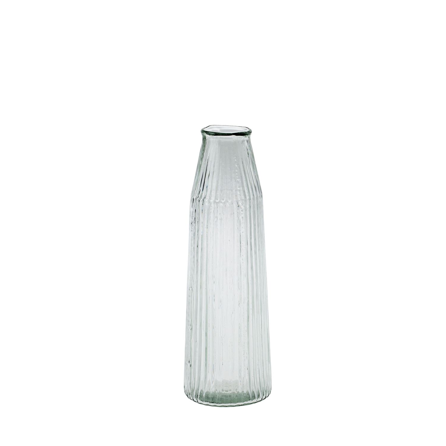 Ribbed Glass Vase | Small