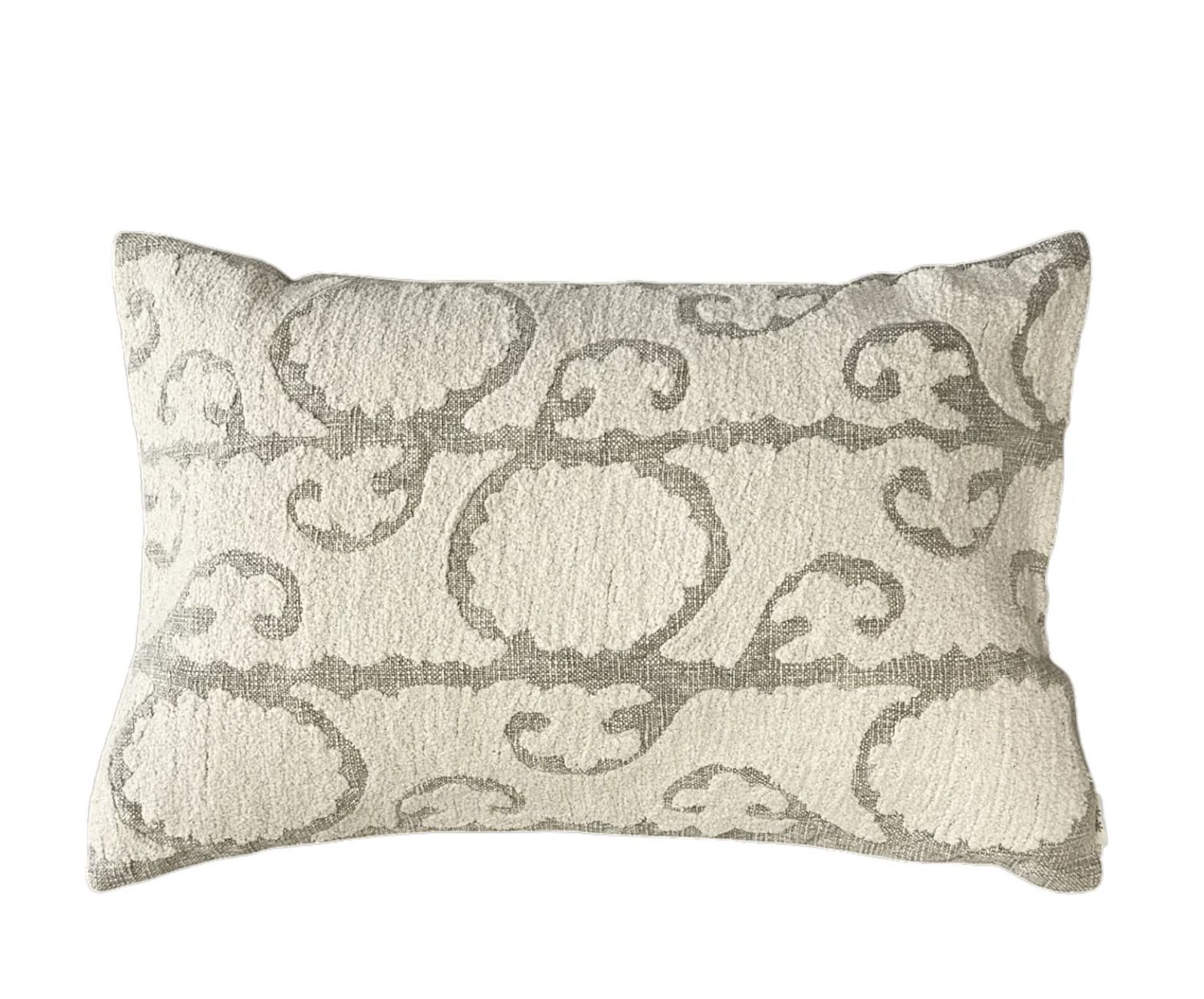 Suzani Boucle Pillow | Sage