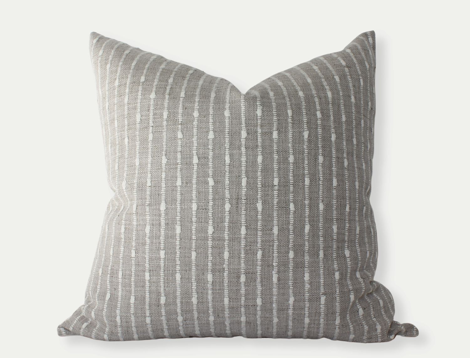 Neutral Striped Pillow