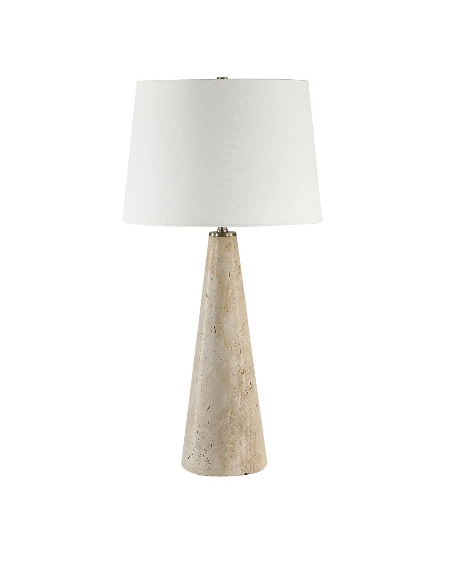 Almeria Travertine Lamp