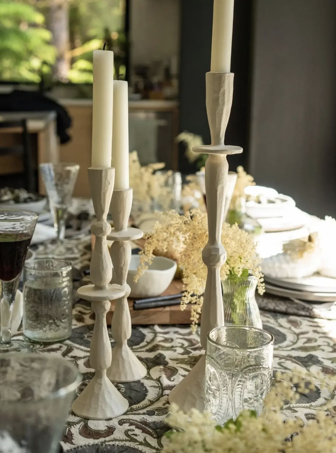 Imani Candle Holder | Ivory