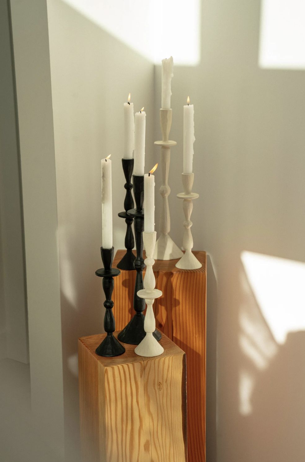 Imani Candle Holder | Black